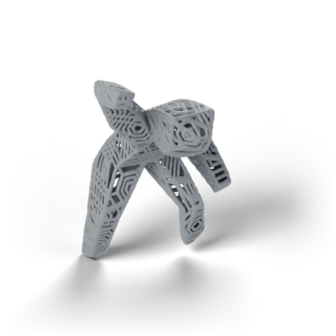 Rocky the Engineer, grey PLA